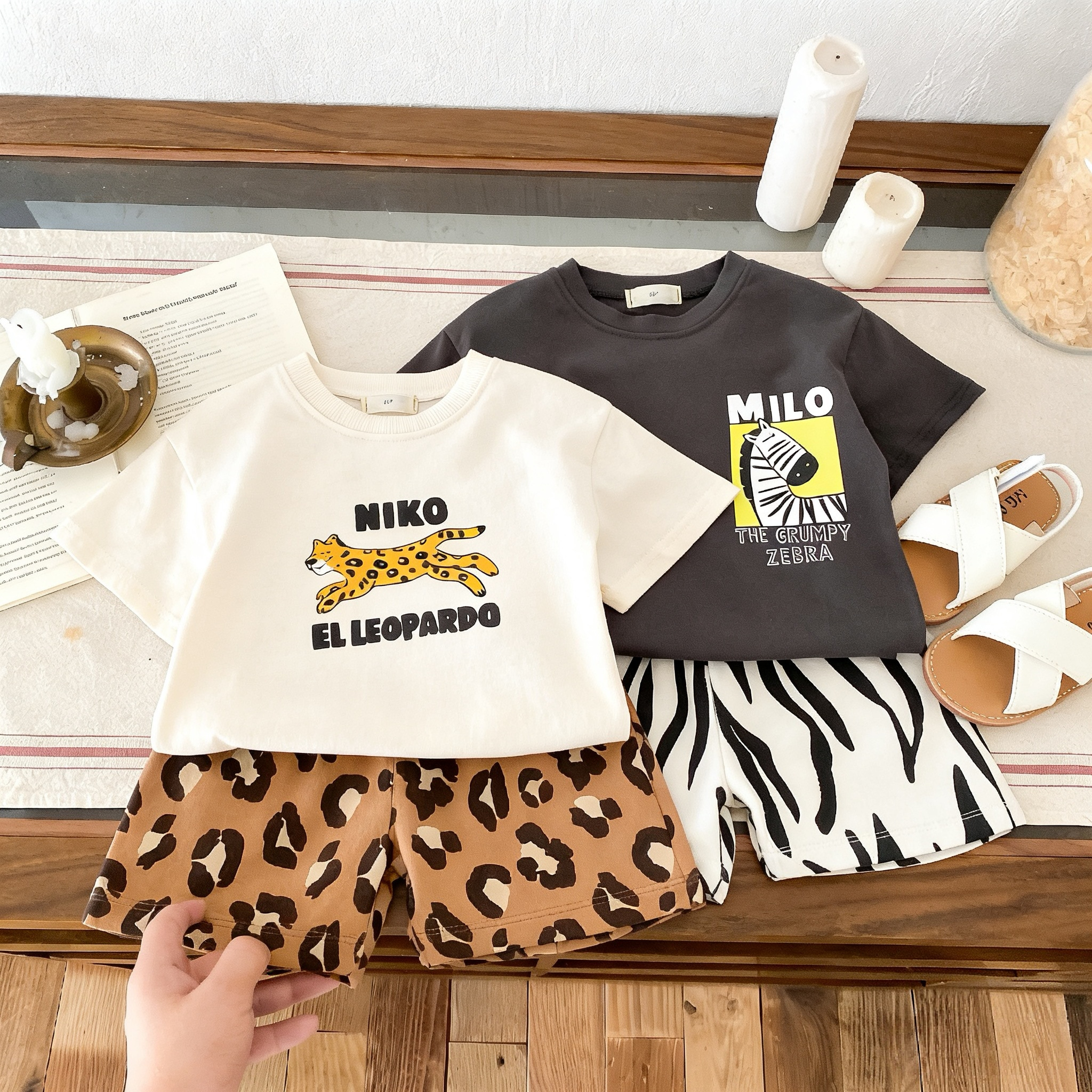 Summer Clothing Boutiques - 2pc/set Summer Clothes Children Short Sleeved