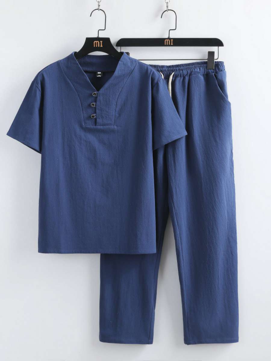 Summer Clothing Staples - New Summer Men's Casual Cotton Linen