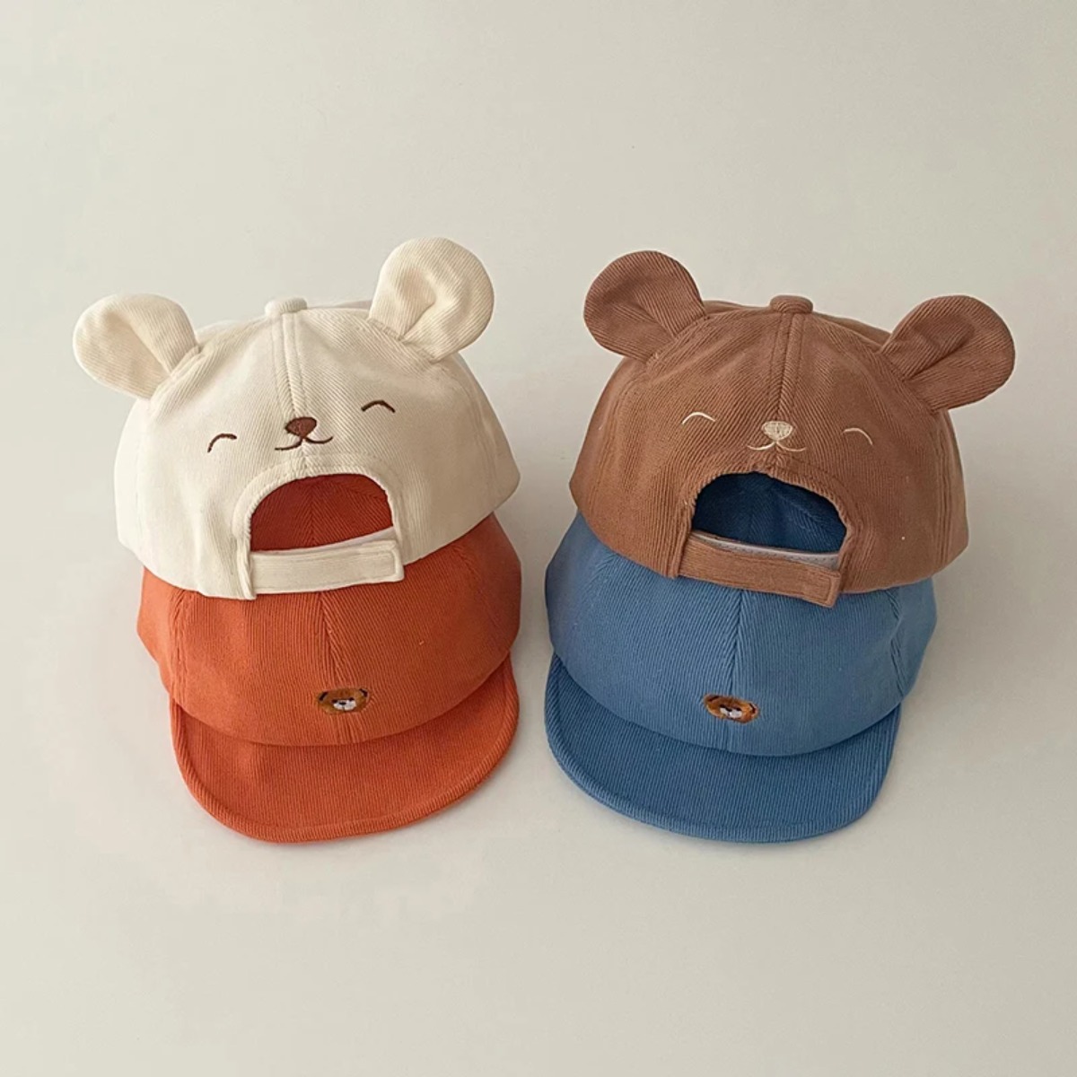 Summer Clothing Toddler - Kawaii Cartoon Bear Ears Solid Cotton