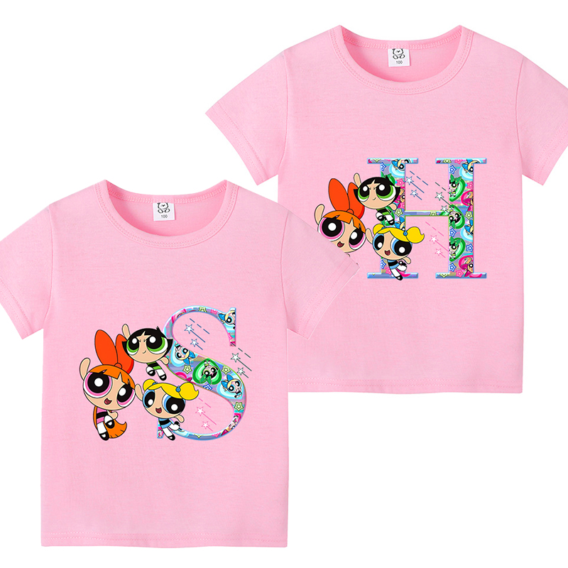 Summer Clothing Toddler - Powerpuff Girl T Shirt Cute Cartoon