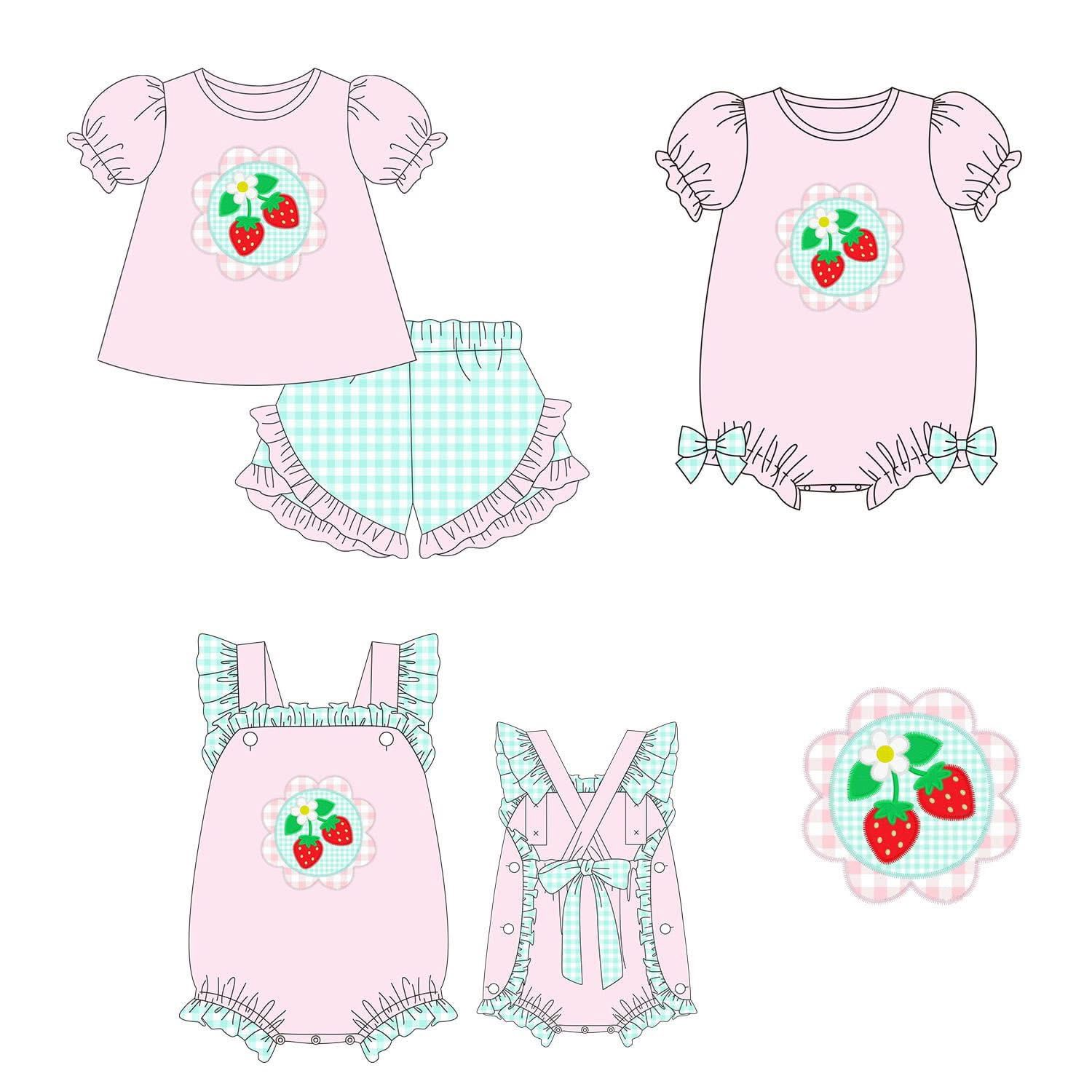 Summer Clothing Boutiques - Boutique Kids Clothing Summer Girls Strawberry