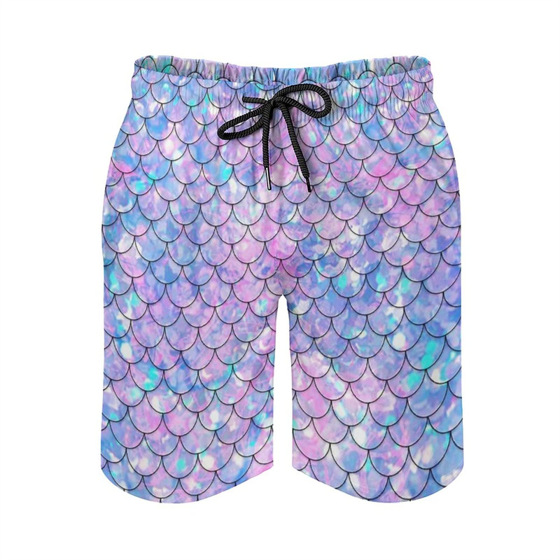 Summer Holiday Clothing Women - New Hawaiian Beach Shorts Fish Scales