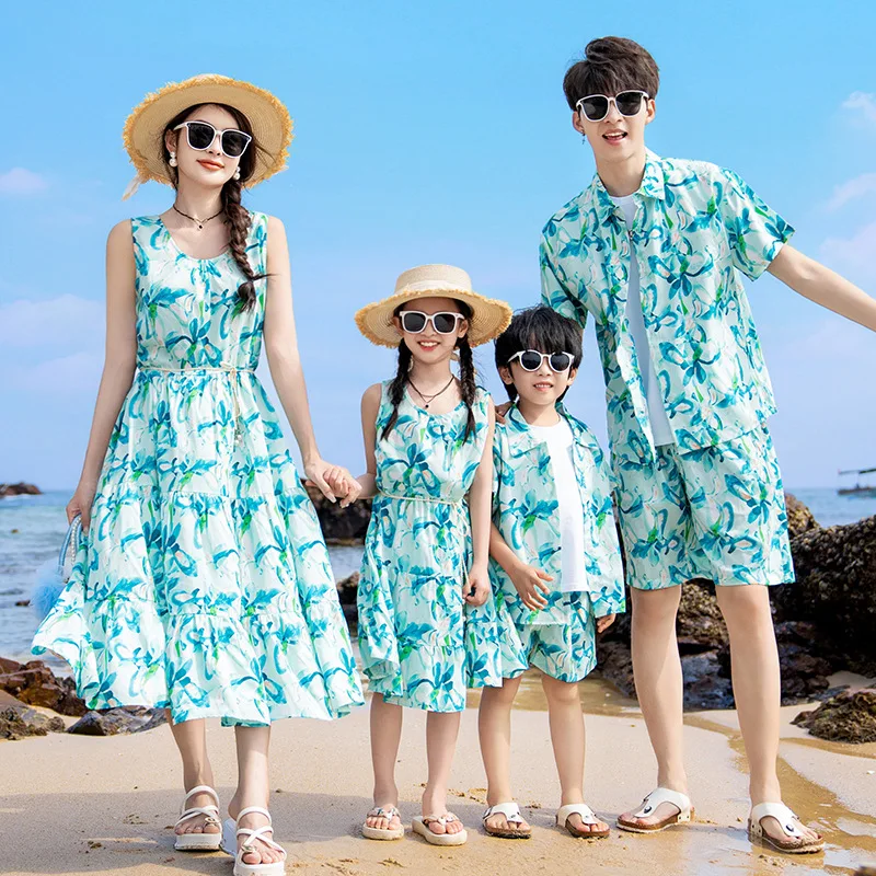 Vacation Parent-child Clothing - Summer Clothing Resort 리뷰 및 가격