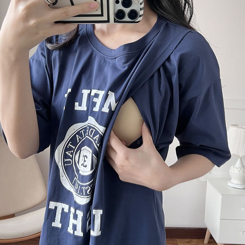 Nursing Dress Pregnant Breastf - Summer Clothing 리뷰 및 가격