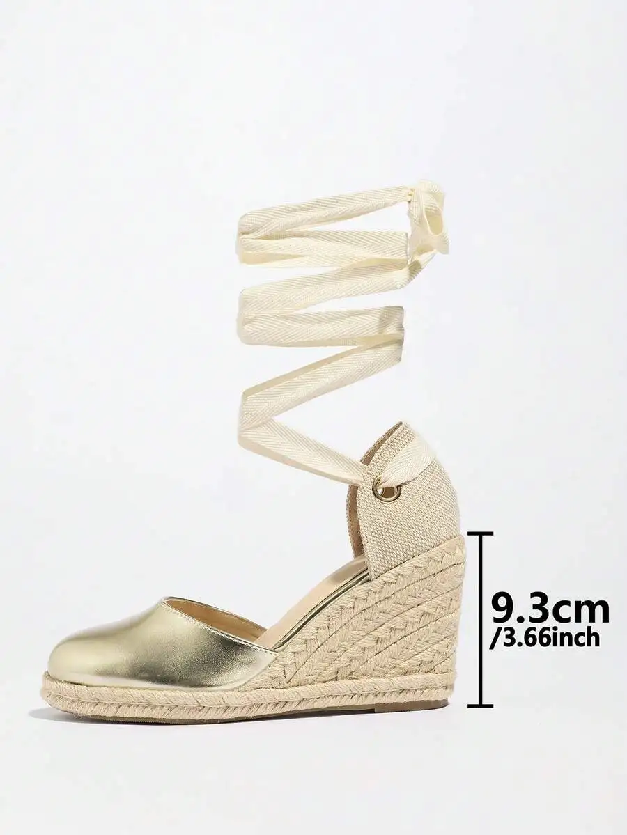 Womens Metallic Espadrille Wed - Espadrille Sandal Women 리뷰 및 가격