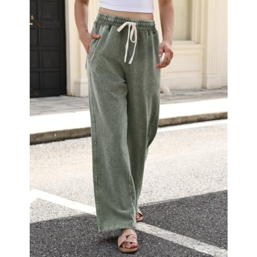 Gihuo Womens Baggy Sweatpants  - Palazzo Pant Wide 리뷰 및 가격