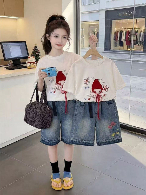 Girls Summer Short Sleeve T-Sh - Summer Clothing Online 리뷰 및 가격