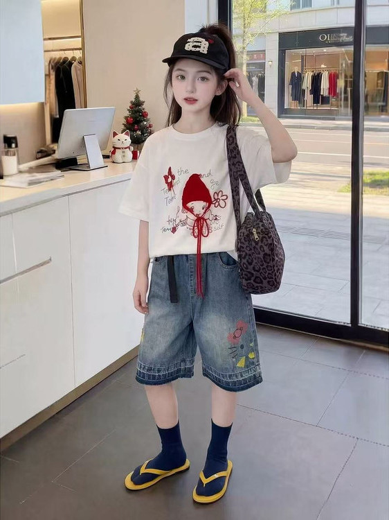 Girls Summer Short Sleeve T-Sh - Summer Clothing Online 리뷰 및 가격