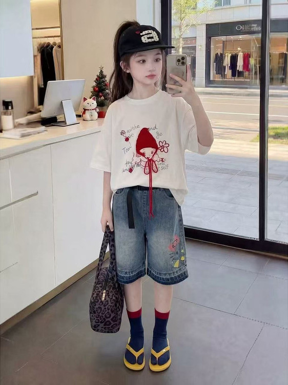 Girls Summer Short Sleeve T-Sh - Summer Clothing Online 리뷰 및 가격