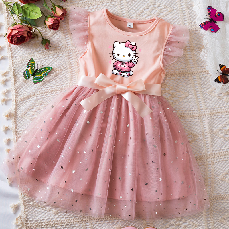 Hello Kitty Girls Sequin Tutu  - Summer Clothing Toddler 리뷰 및 가격