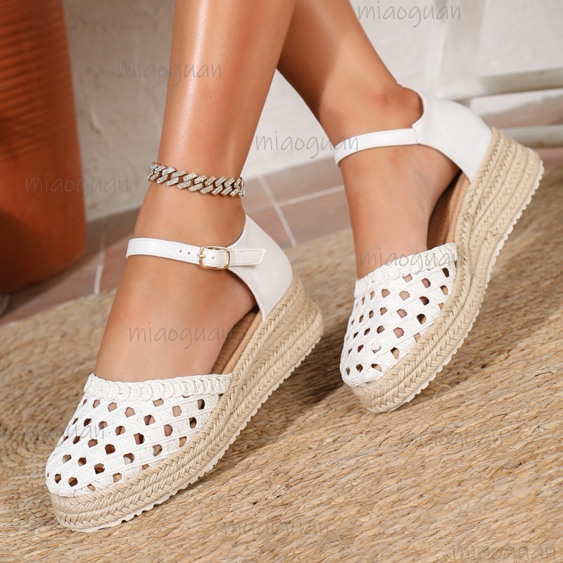 Boho Women's Hollow Out Woven  - Espadrille Sandal Women 리뷰 및 가격