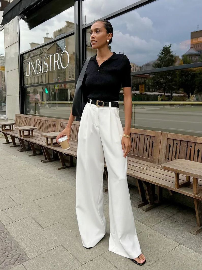 Women's White Palazzo Pants, W - Palazzo Pant Wide 리뷰 및 가격