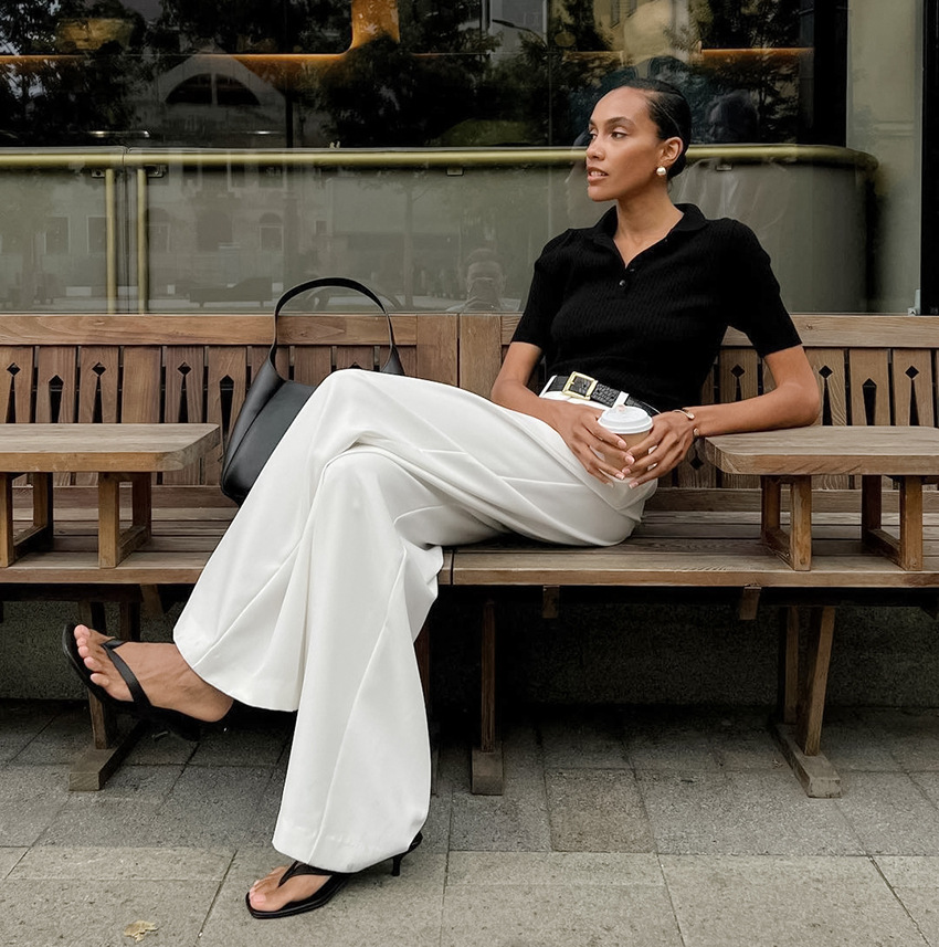Women's White Palazzo Pants, W - Palazzo Pant Wide 리뷰 및 가격