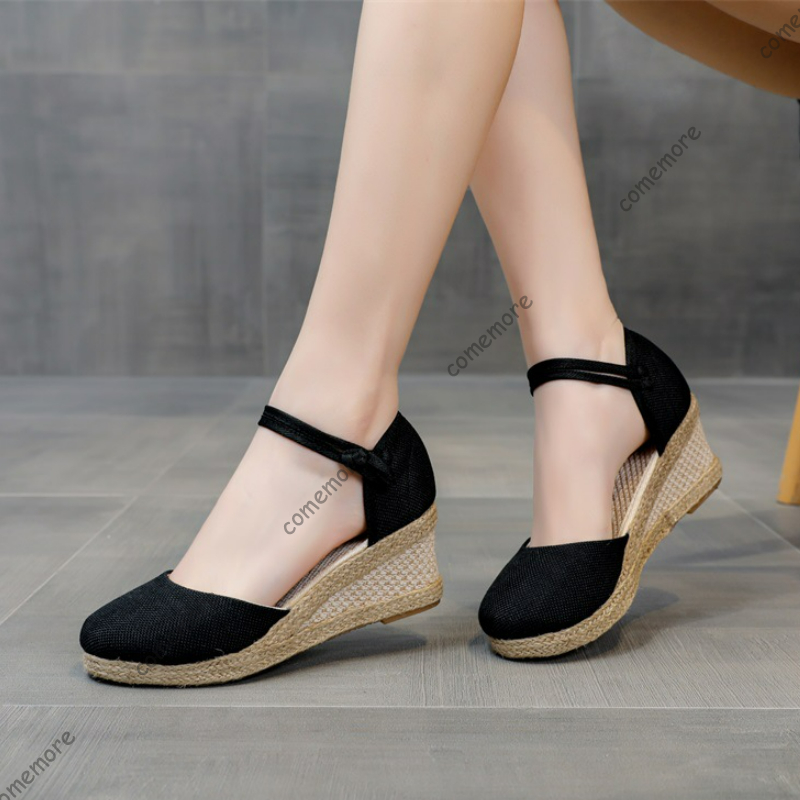Comemore Sandals High Heel Sum - Espadrille Sandal Women 리뷰 및 가격