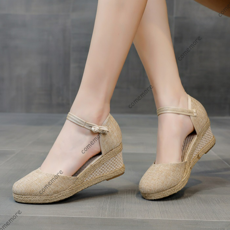 Comemore Sandals High Heel Sum - Espadrille Sandal Women 리뷰 및 가격