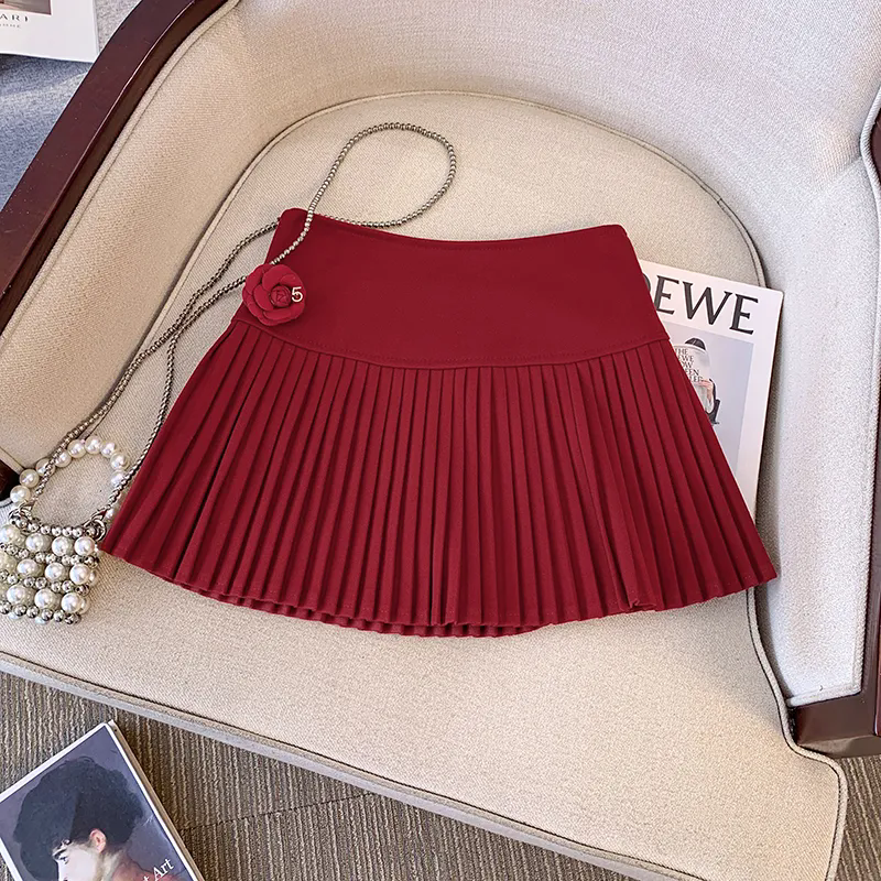 High Waist Pleated Skirt Anew  - Summer Line Clothing Brand 리뷰 및 가격