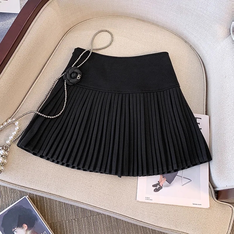 High Waist Pleated Skirt Anew  - Summer Line Clothing Brand 리뷰 및 가격
