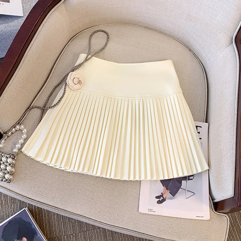 High Waist Pleated Skirt Anew  - Summer Line Clothing Brand 리뷰 및 가격