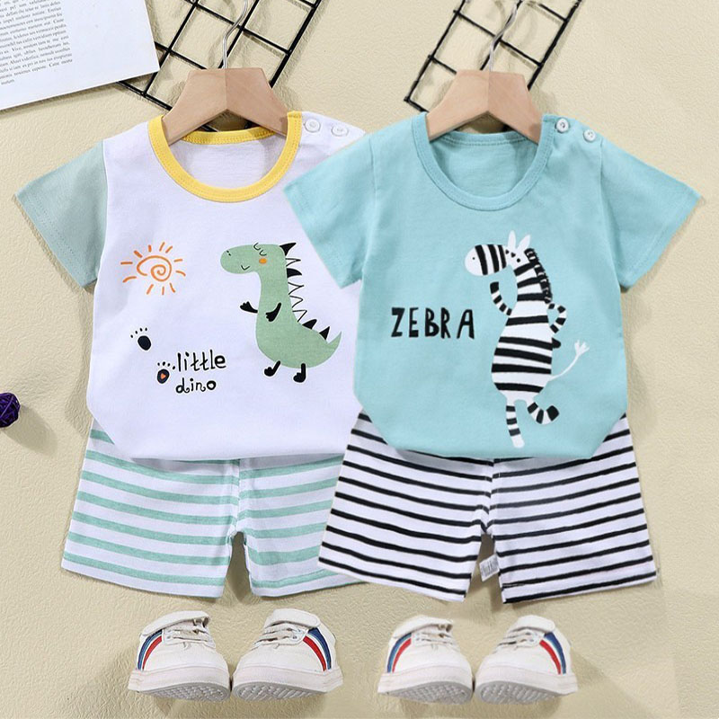 Cotton Tees+Shorts 2-piece Tra - Summer Clothing Toddler 리뷰 및 가격
