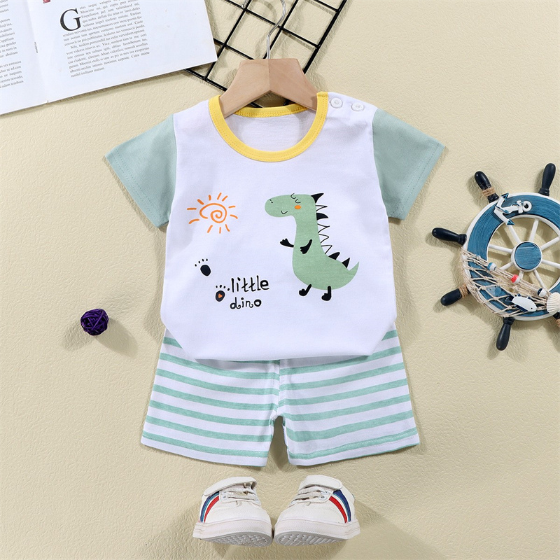 Cotton Tees+Shorts 2-piece Tra - Summer Clothing Toddler 리뷰 및 가격