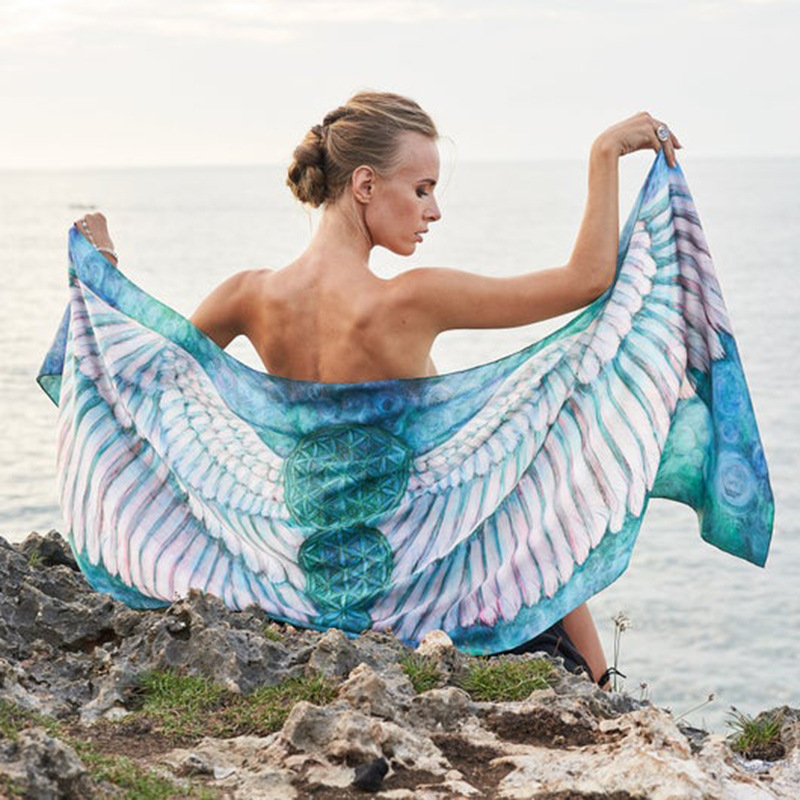 Boho Feather Wings bikini Cove - Summer Holiday Clothing Women 리뷰 및 가격