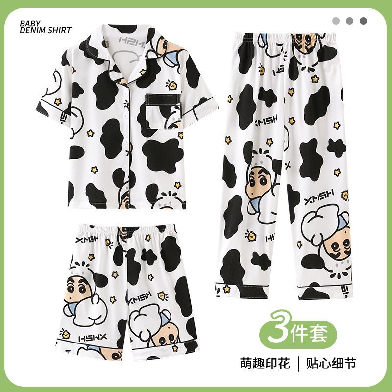 Crayon Shin-Chan 3Pcs Pajama S - Summer Away Clothing 리뷰 및 가격