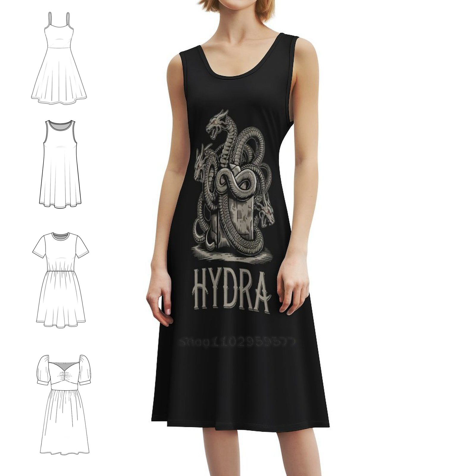 Women's Elegant Party Dress A- - Summer Line Clothing Brand 리뷰 및 가격