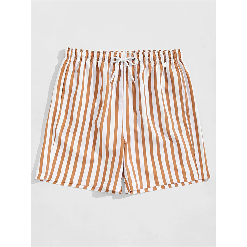 Thin Vertical Stripes Print Be - Summer Vacation Clothing Men 리뷰 및 가격