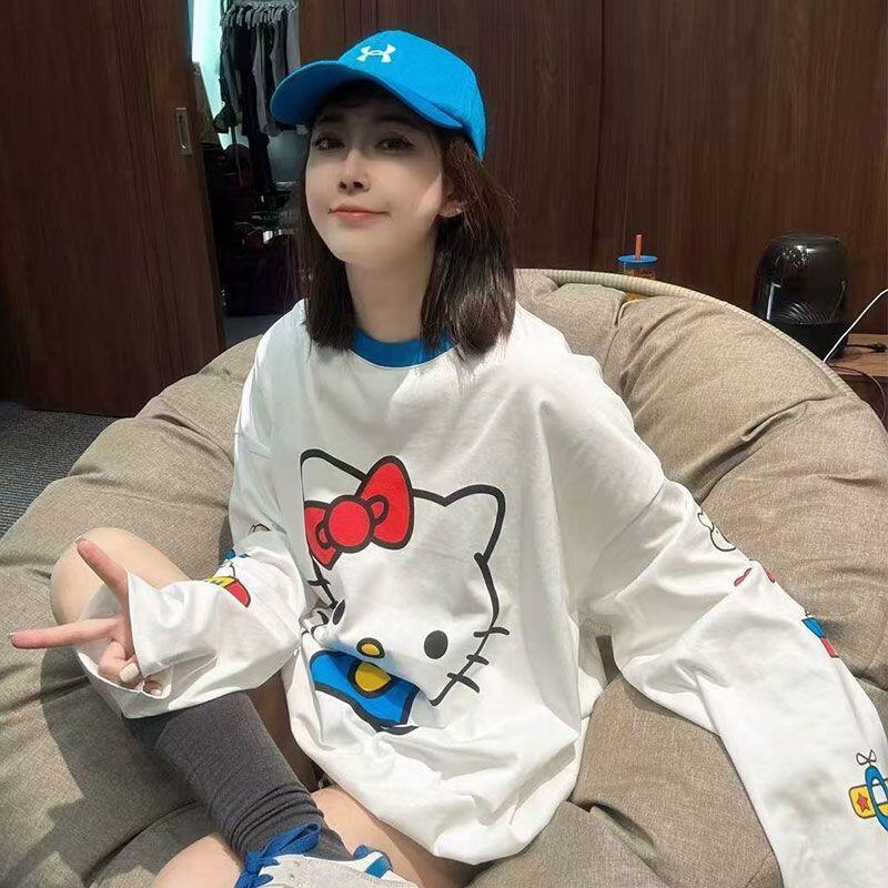 Long-Sleeved Hello Kitty Summe - Summer Clothing 리뷰 및 가격