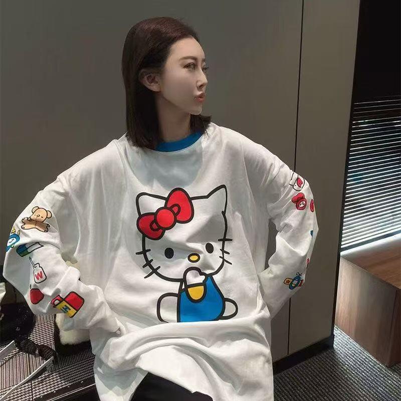 Long-Sleeved Hello Kitty Summe - Summer Clothing 리뷰 및 가격