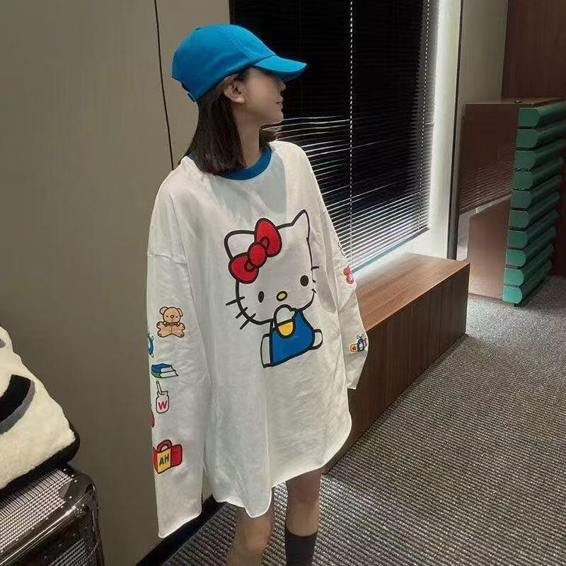 Long-Sleeved Hello Kitty Summe - Summer Clothing 리뷰 및 가격