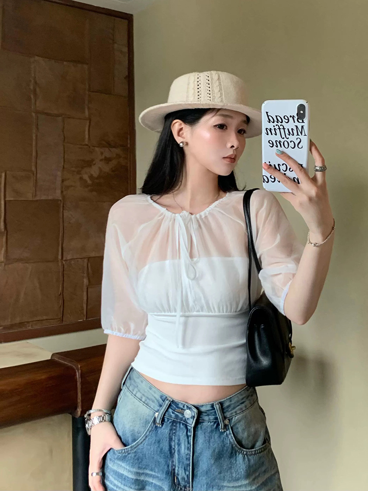 Mulberry Silk-Paneled Top with - Summer Clothing 리뷰 및 가격