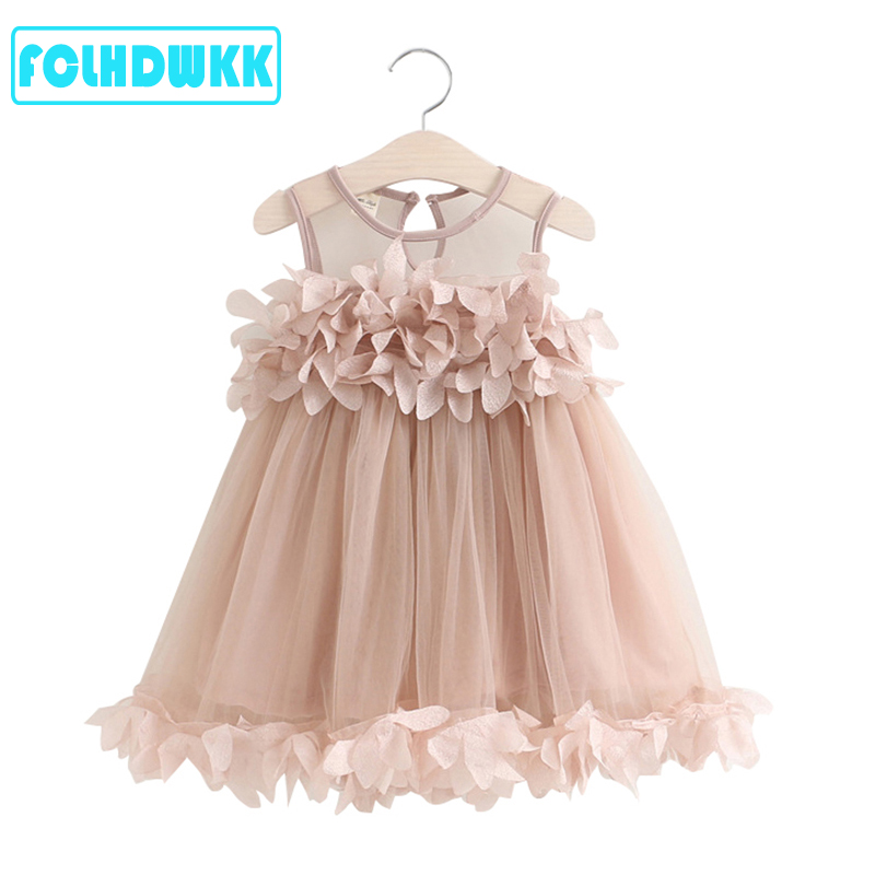 Baby Girls Dress Summer Flower - Summer Line Clothing Brand 리뷰 및 가격