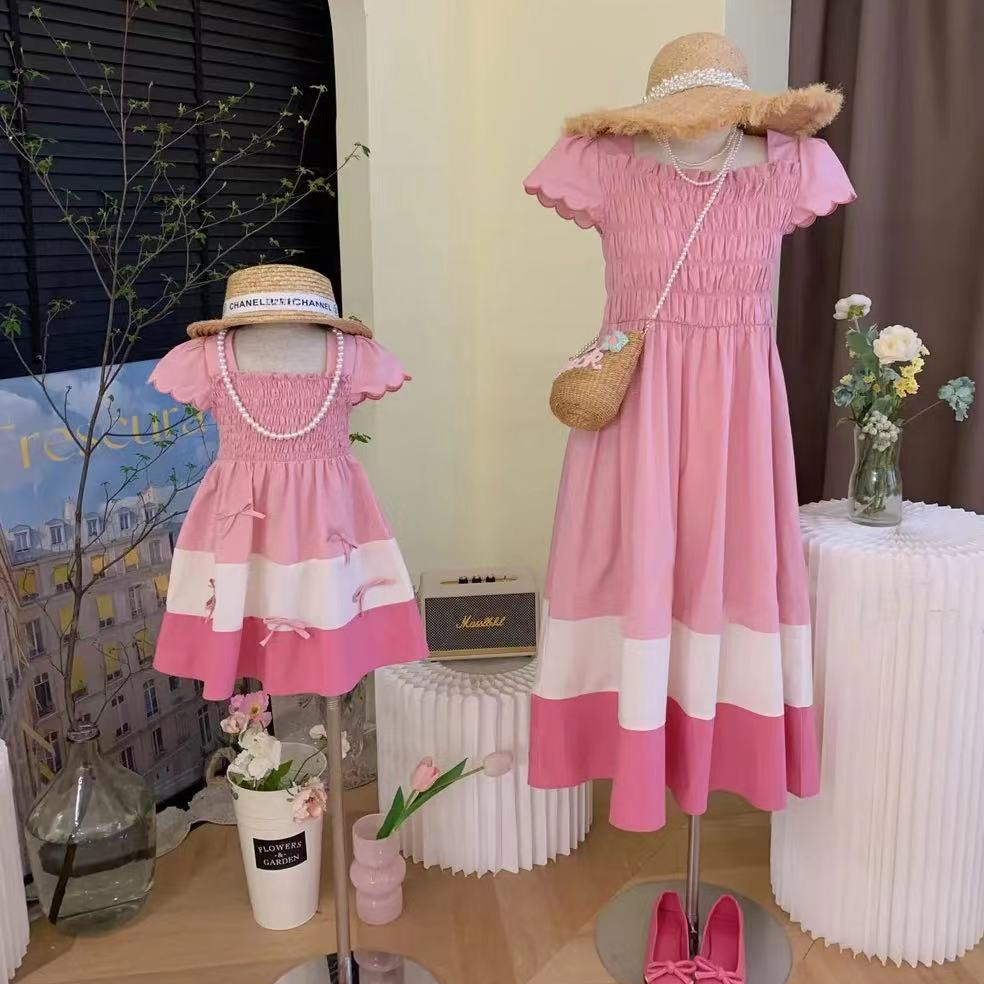 2024 Summer Mom and Daughter M - Summer Holiday Clothing Women 리뷰 및 가격