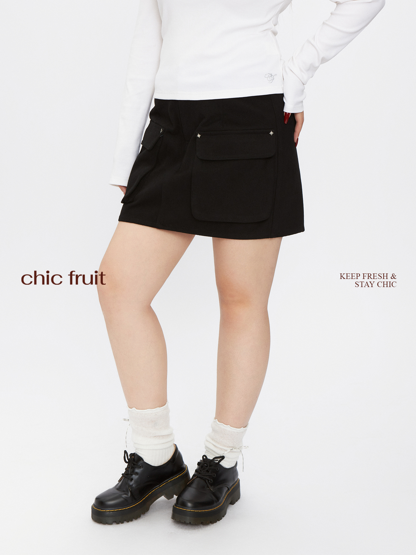 High Waist A-Line Half Skirt w - Summer Line Clothing Brand 리뷰 및 가격