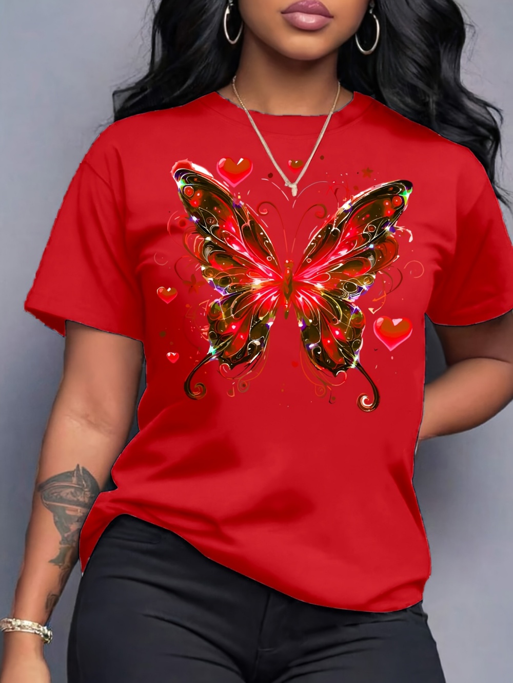 Vintage Butterfly and Flower F - Summer Holiday Clothing Women 리뷰 및 가격