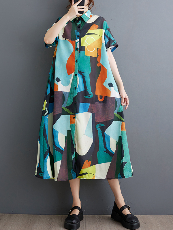Loose A-Line Short Sleeve Summ - Summer Line Clothing Brand 리뷰 및 가격
