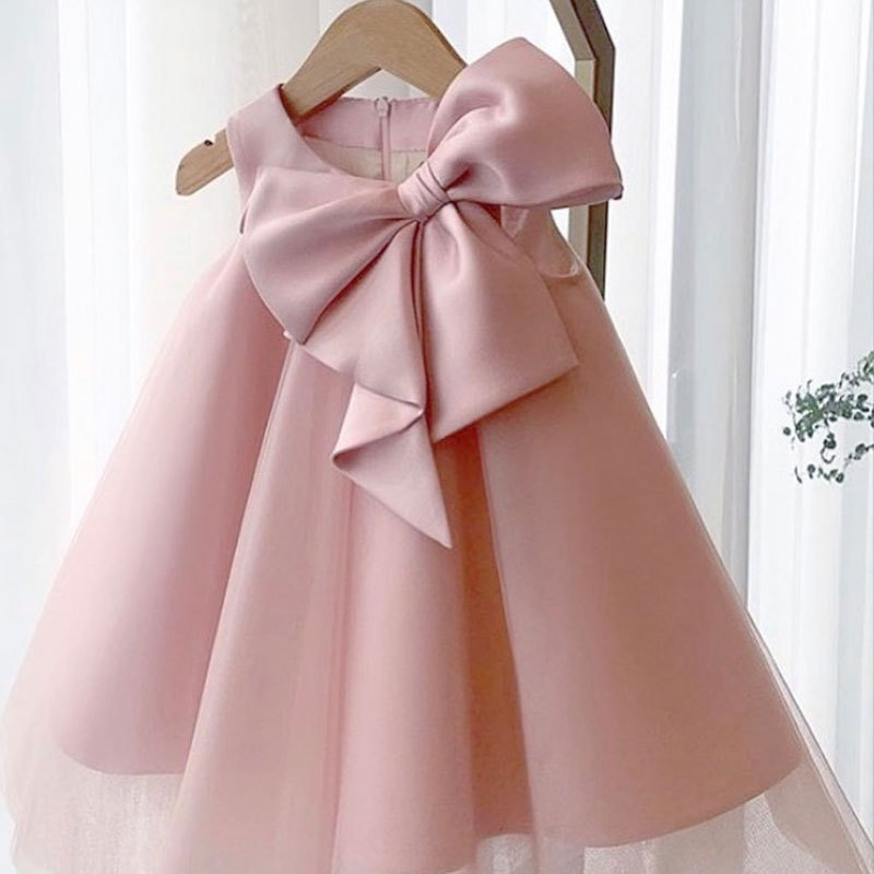 Summer Big Bow Baby Girl Dress - Summer Clothing Toddler 리뷰 및 가격