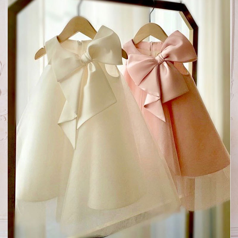 Summer Big Bow Baby Girl Dress - Summer Clothing Toddler 리뷰 및 가격