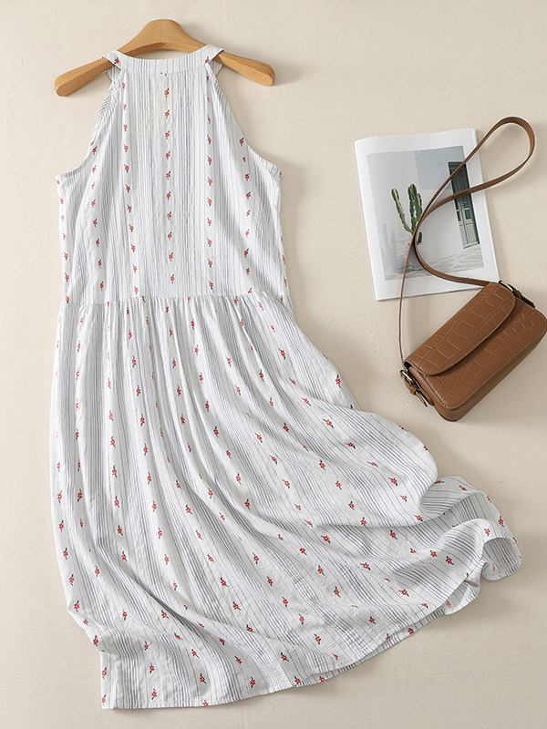 Elegant A-Line Dress Floral Pr - Summer Line Clothing Brand 리뷰 및 가격