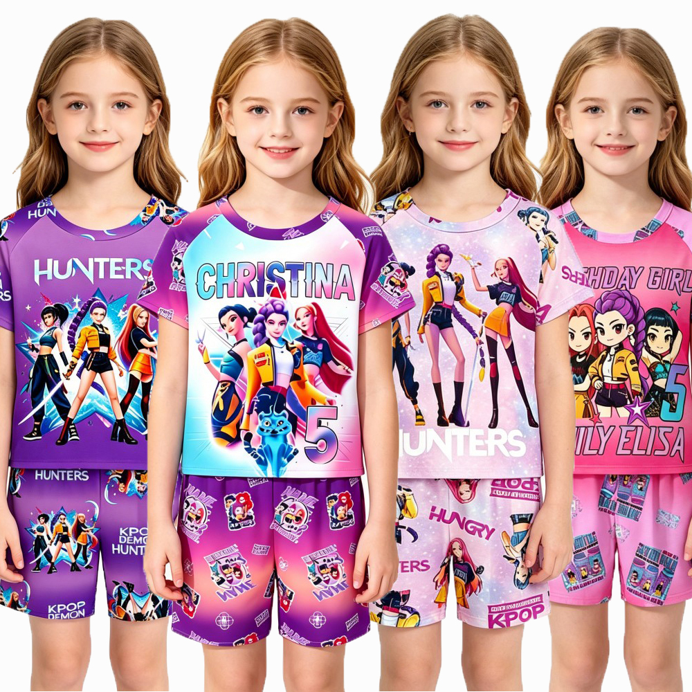 2026 New Kpop Themed Kids Paja - Summer Clothing For Teen Girls 리뷰 및 가격