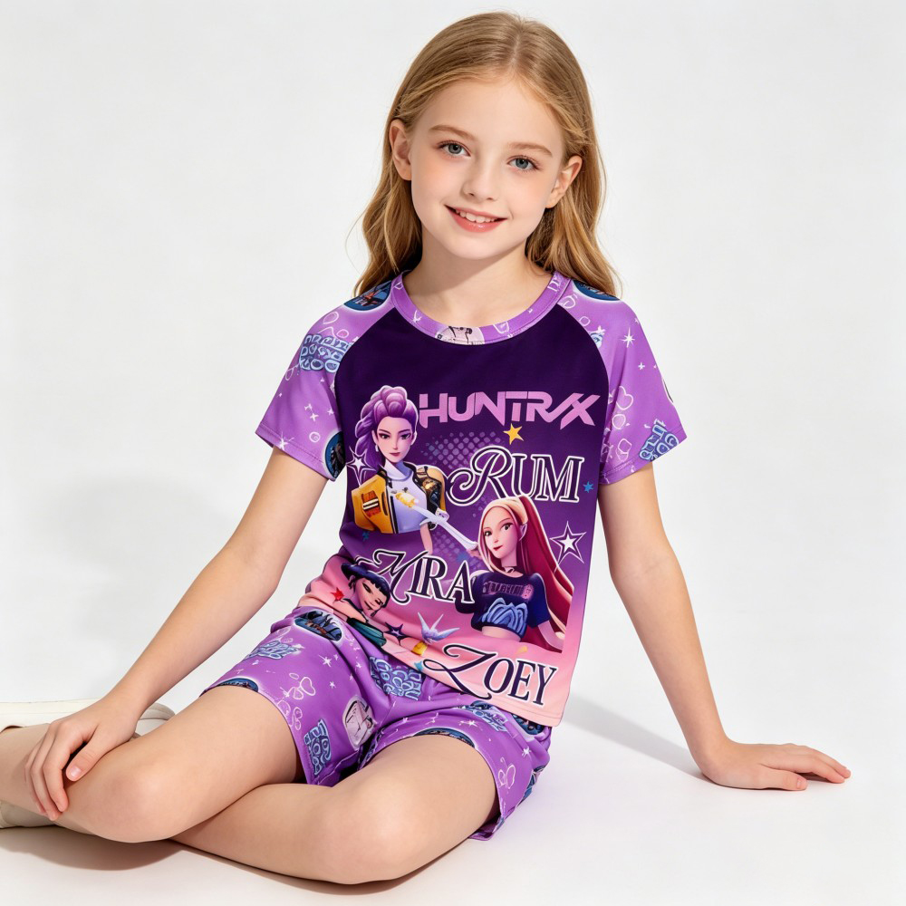 2026 New Kpop Themed Kids Paja - Summer Clothing For Teen Girls 리뷰 및 가격