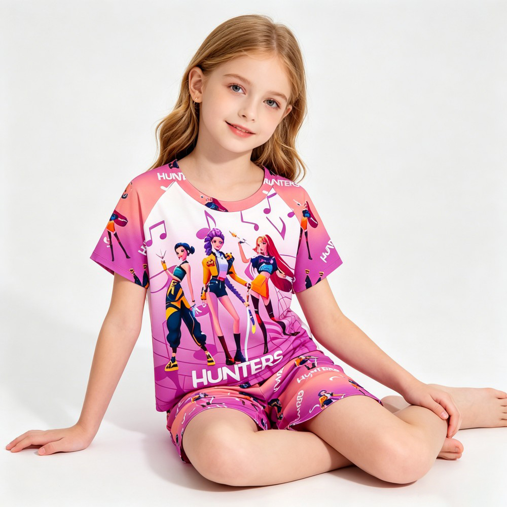 2026 New Kpop Themed Kids Paja - Summer Clothing For Teen Girls 리뷰 및 가격