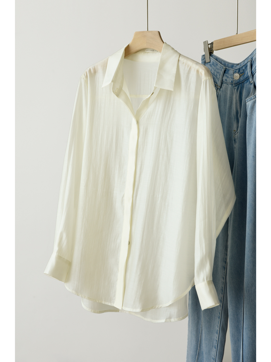 Ladies Thin Shirt RAYON Wood F - Summer Clothing Online 리뷰 및 가격