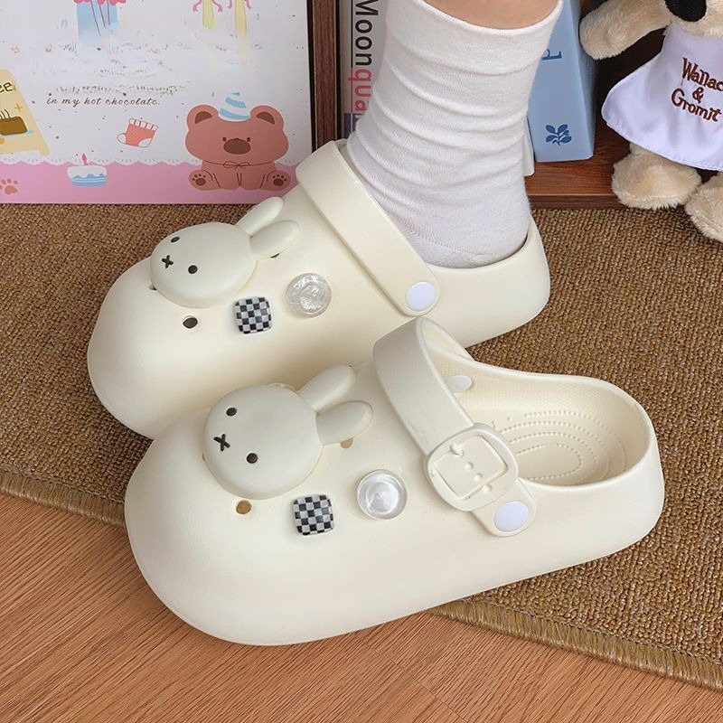 Kawaii Miffy Slippers Cute Car - Summer Away Clothing 리뷰 및 가격
