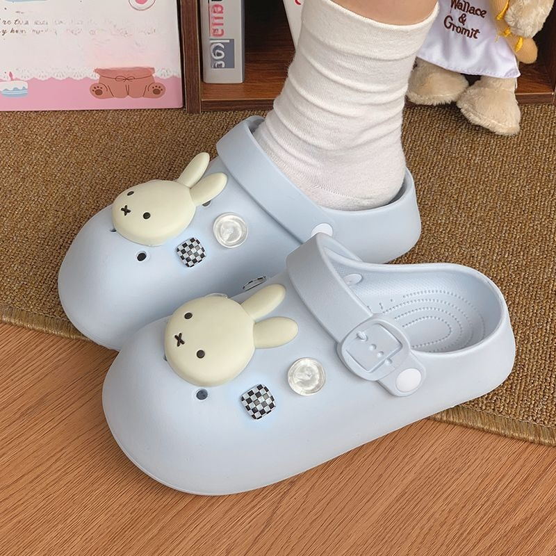 Kawaii Miffy Slippers Cute Car - Summer Away Clothing 리뷰 및 가격