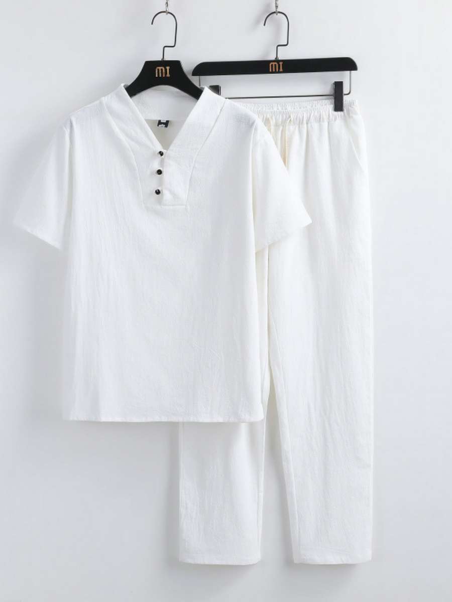 New Summer Men's Casual Cotton - Summer Clothing Staples 리뷰 및 가격