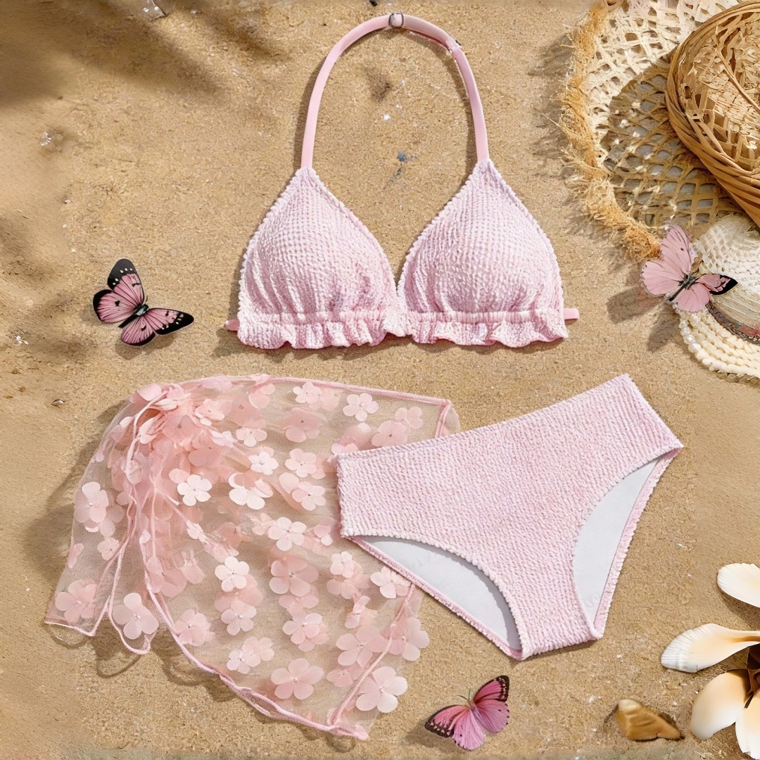 Tween And Teen Girl 3pcs Bikin - Summer Clothing For Teen Girls 리뷰 및 가격