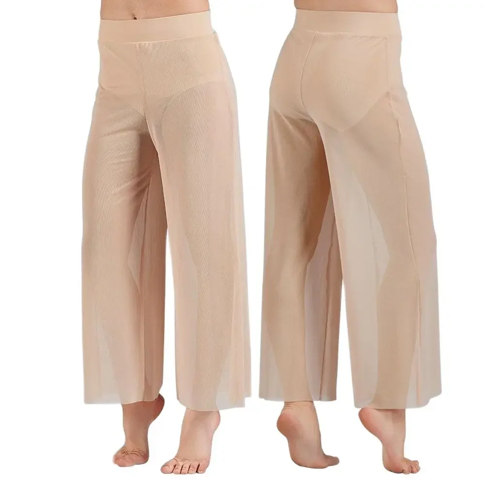 Lyrical Mesh Wide Leg Pants Mo - Palazzo Pant Wide 리뷰 및 가격