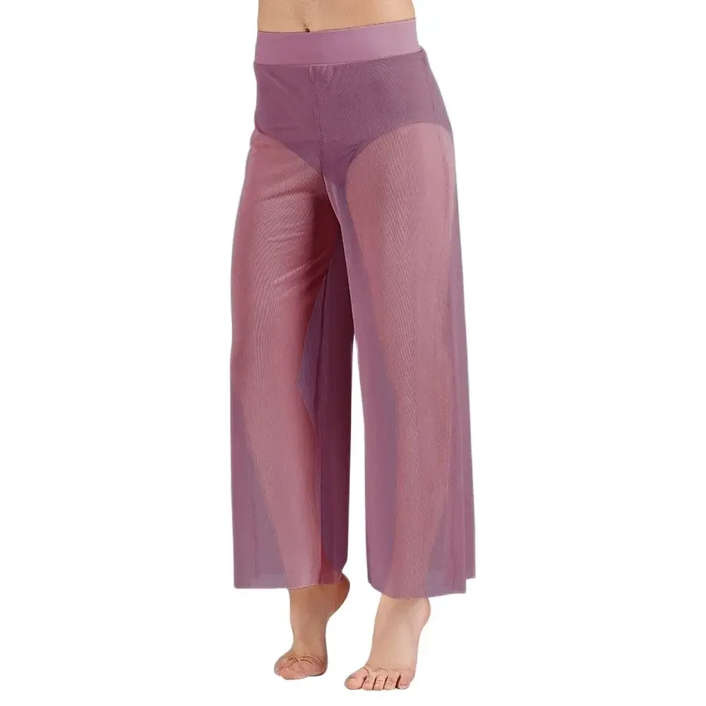 Lyrical Mesh Wide Leg Pants Mo - Palazzo Pant Wide 리뷰 및 가격